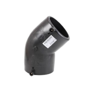 Les coudes 45° électrosoudables sont conçus pour la jonction en changeant la direction de la conduite. Les raccords PLASTITALIA en polyéthylène haute densité (PEHD) - PET00 sont conçus pour le transport de l'eau et du gaz sous pression, et ils sont homologués par SONALGAZ (Credeg). Caractéristiques Diamètres nominaux | DN40 à DN315 Conforme à la norme | EN12201 et EN1555 Matière | PE100 Norme d'épaisseur | SDR 11 Pression de service | PN16 et POMG10